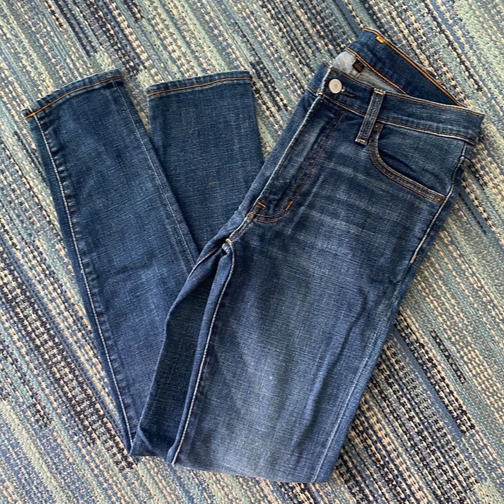 Frye High Rise Skinny Medium Wash Blue Jeans size 27 - Picture 5 of 7
